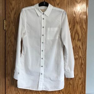 Michael Kors button down tunic blouse